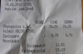 Müügimaksust ja maksupoliitikast